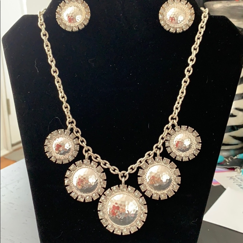 White House Black Market necklace & earrings